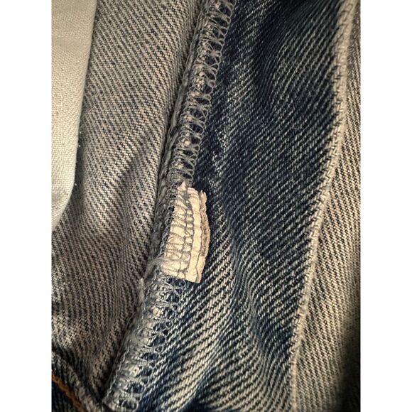 Vintage 80s Saks Fifth Avenue Light Wash Straight Leg High Waisted Jeans size 0 - Picture 7 of 7